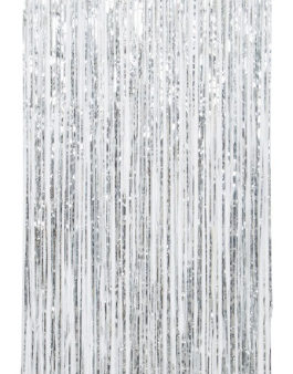 Silver Fringe Door Curtain, 3ft x 8ft, 1ct Online Sale