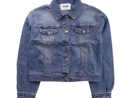 MSGM Denim Lightweight Jacket 12Y For Discount