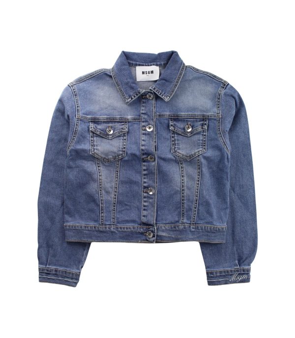 MSGM Denim Lightweight Jacket 12Y For Discount