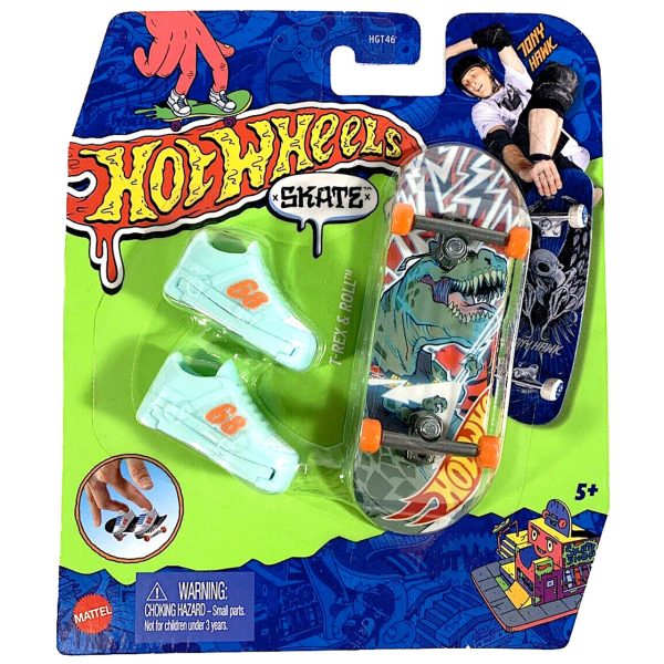 T-Rex & Roll Hot Wheels Skate Fingerboard and Shoes Cheap