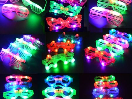 12-Pack LED Light up Glasses for Kids Halloween Party Favors Online now