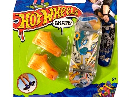 Wreckin-Mech Treasure Hunt Hot Wheels Skate Fingerboard and Shoes Discount