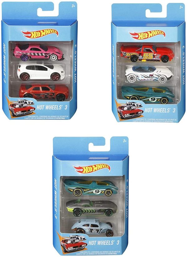 Hot Wheels 3 Bundle of 3 Sets Sale