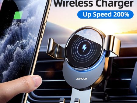 15W Smart Vehicle-Mounted Wireless Charger for iPhone Samsung Online Sale