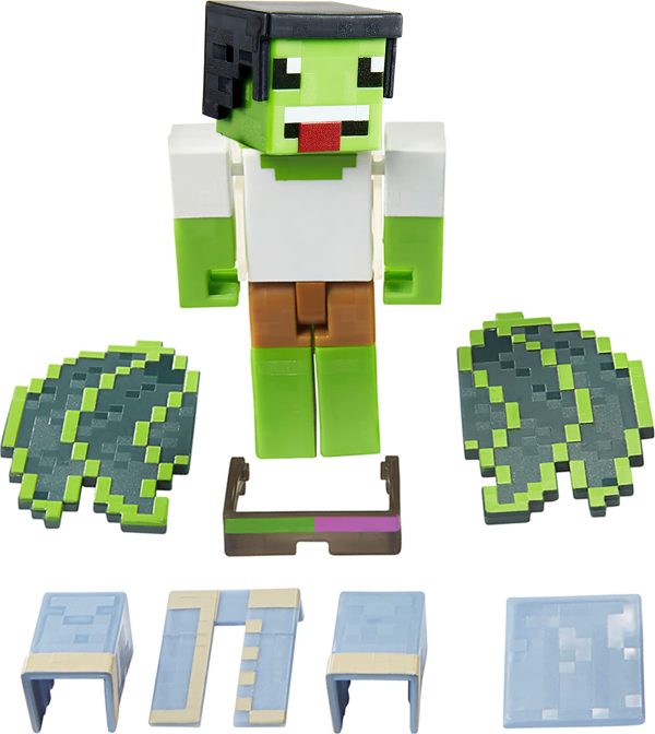 Minecraft Creator Series Party Shades Figure, Collectible Building Toy, 3.25-inch Action Figure with Accessories, For Cheap